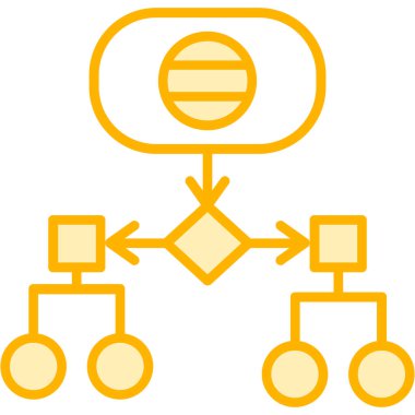 iş hiyerarşisi ağ simgesi