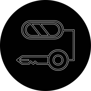 Modern b 'nin vektör illüstrasyonunda gaz ikonu yok