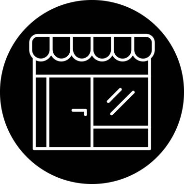 Alışveriş. Web simgesi basit illüstrasyon