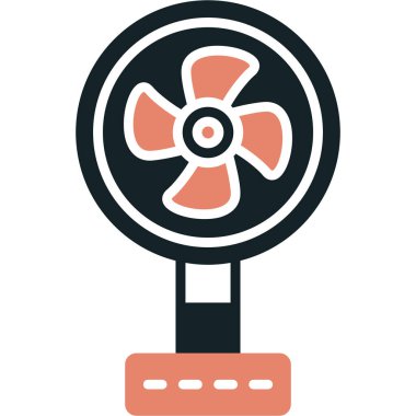 fan simgesi vektör illüstrasyonu