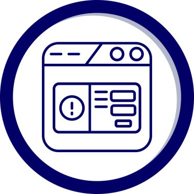 tarayıcı web simgesi basit tasarım