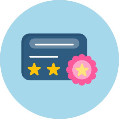 Kredi kartıyla. Basit resimleme