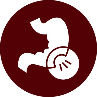 bebek emziği düz simgesi, vektör illüstrasyonu