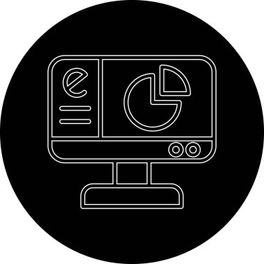 seo modern simgesinin vektör illüstrasyonu