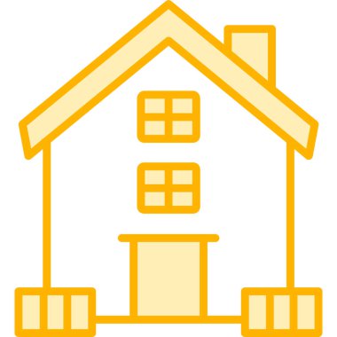 ev simgesi vektör illüstrasyonu