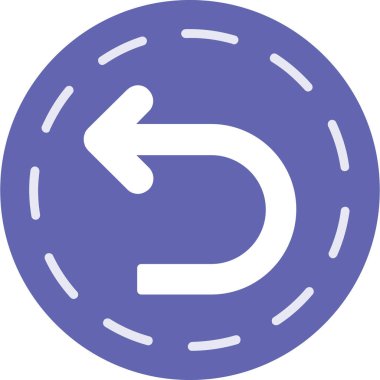 Yön. Web simgesi basit illüstrasyon