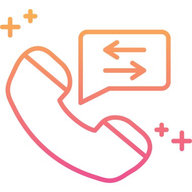 çağrı simgesi, vektör illüstrasyonu