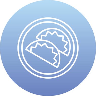 Gıda simgesinin vektör illüstrasyonu