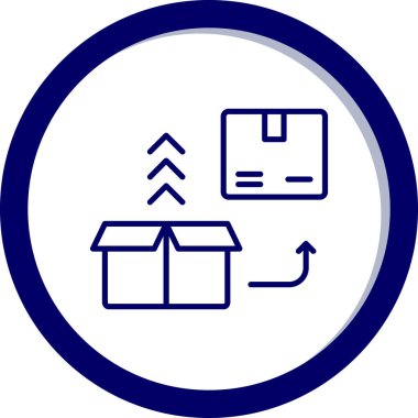 Modern bir simgenin vektör illüstrasyonu