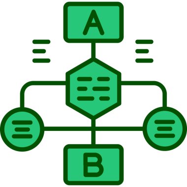 veri analizi. Beyaz arkaplanda basit web vektör illüstrasyonu