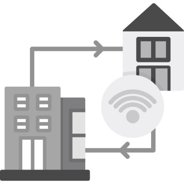 internet wifi vektör simgesi