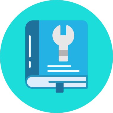 İngiliz anahtarı ve tornavida ikonu. vektör illüstrasyonu