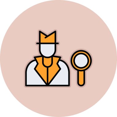 Arama simgesi vektör illüstrasyonu