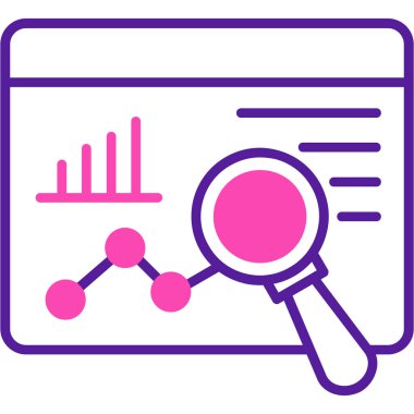 Analiz Simgesi Vektör Çizimi