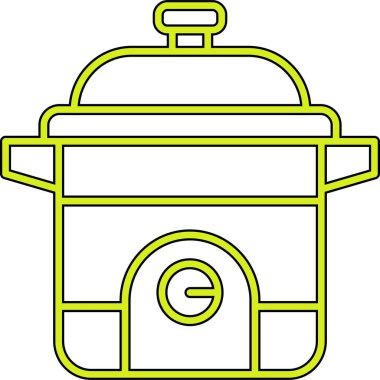 Çaydanlık. Web simgesi basit tasarım