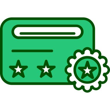 Kredi kartı çizimi, düzenlenebilir katı vuruşun doldurulmuş tasarımı