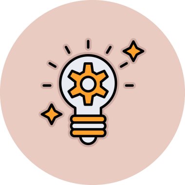 yaratıcı vektör düz renk simgesi