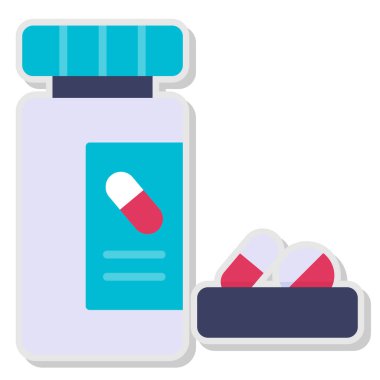 tıp ve sağlık ikonu vektör tasarımı