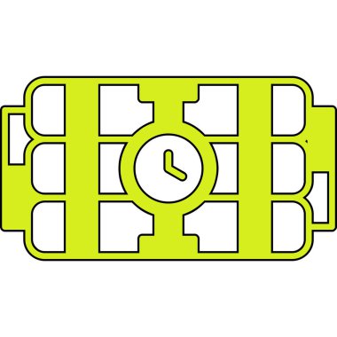 fitness egzersiz simgesi, basit tasarım