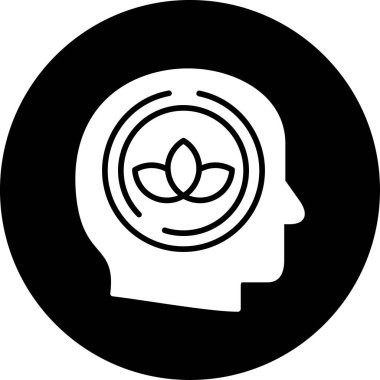 Üzerinde ağaç yaprağı olan siyah takım elbiseli bir adamın vektör çizimi