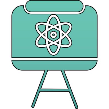 atom modern vektör simgesi