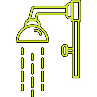 Musluk simgesi vektör illüstrasyonu