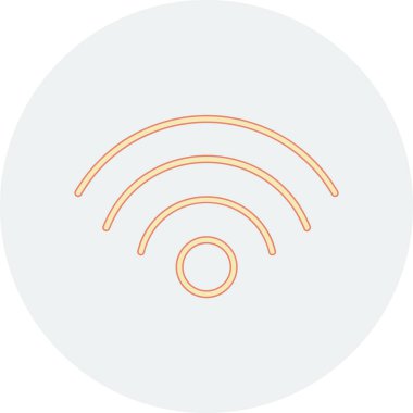 wifi simgesi vektör illüstrasyonu