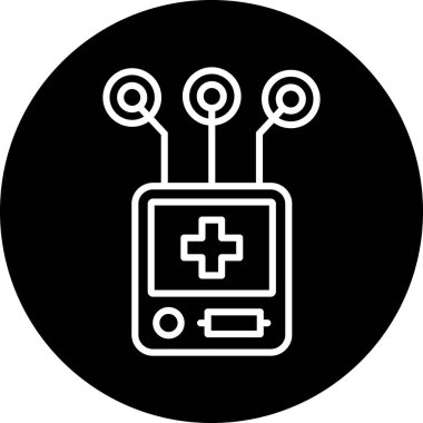 Oyun simgesinin vektör illüstrasyonu