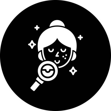 Yıldız simgesi olan bir kadının vektör çizimi