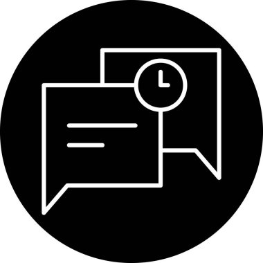 Sohbet ileti simgesi ana hat biçimi