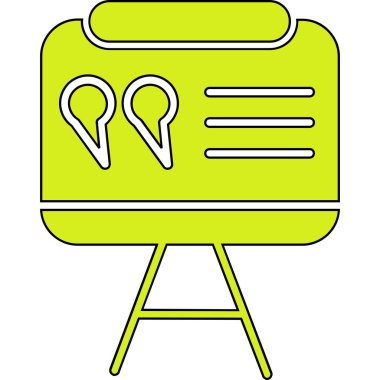 konum haritası pin simgesi - taslak biçimi