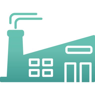 Dumanlı fabrika binası