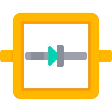 Kamera. Web simgesi basit illüstrasyon