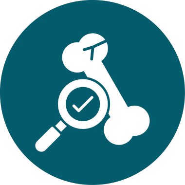 Anahtarlı bir büyüteçle kilidin vektör simgesi