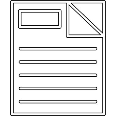 izole belge tasarım vektörü
