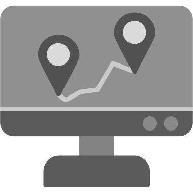 Harita iğnesi. Web simgesi