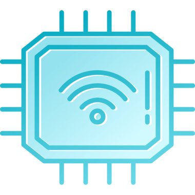 Wi-Fi sinyal simgesi. özet çizimi