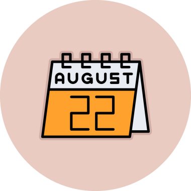 Takvim simge tasarlamak vektör