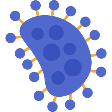 covid virüs simgesi, vektör tasarımı