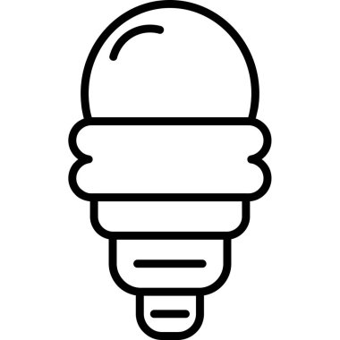 Ampul. Web simgesi basit tasarım