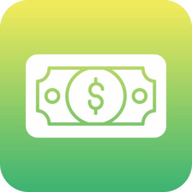 Dolar Simgesi Soyut Arkaplanda İzole Edildi