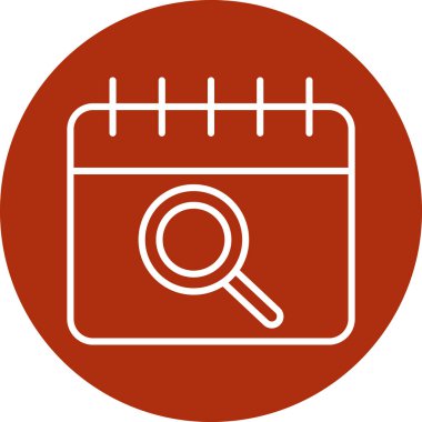 Arama simgesi vektör illüstrasyonu.