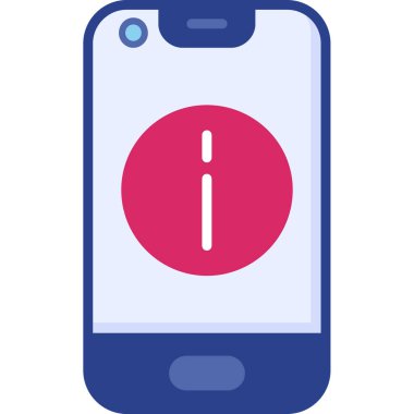 Akıllı telefon. Web simgesi basit tasarım