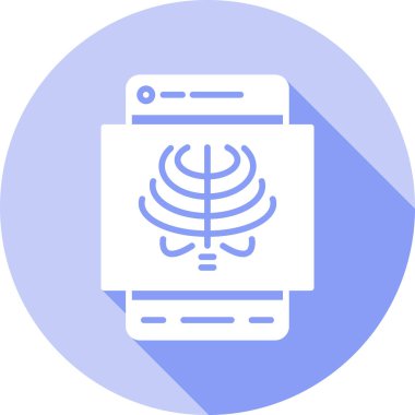 Cep telefonu. Basit resimleme