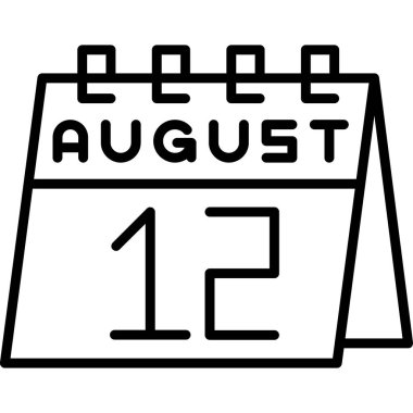 Takvim simgesi tasarımı, vektör illüstrasyonu