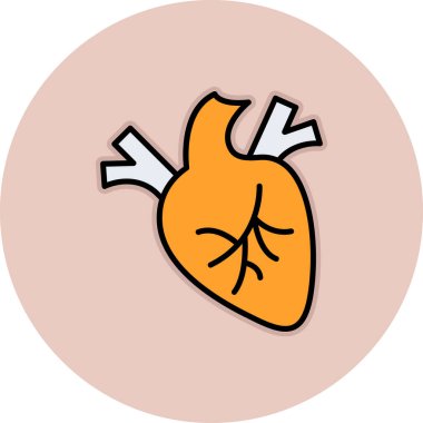 Projeniz için vektör kalp simgesi