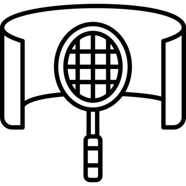 CCTV kamera simgesi, anahat stili