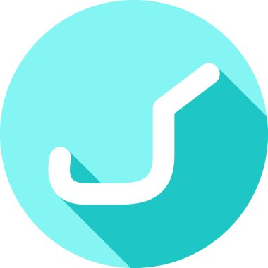 Tek bir izole simgenin vektör illüstrasyonu