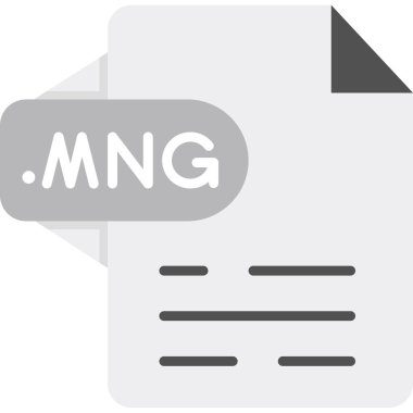 dosya biçimi simgesi, vektör illüstrasyonu