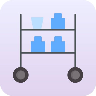 Kart simgesi, basit vektör illüstrasyonu